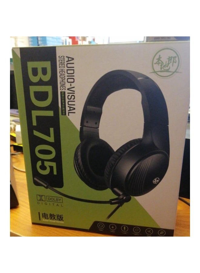 BDL705 Audio-Visual Stereo Gaming Headphones – Dolby Digital Optimized, Professional Mic & Ergonomic Fit - Image 1